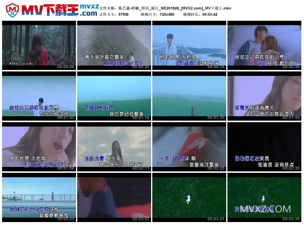 陈艺鑫-蜉蝣_国语_流行_ME201828